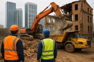 Снос и демонтаж зданий в Москве: особенности, этапы и современные технологии